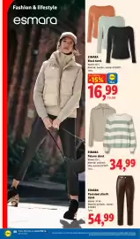 Catalog Lidl săptămâna 36 Pagină 78: Esmara pulover damă €34,99, Esmara pantaloni slim fit damă €54,99