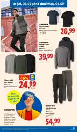 Catalog Lidl săptămâna 36 Pagină 79: Esmara men tricouri bărbați €26,99, Esmara men hanorac / bluză bărbați €39,99