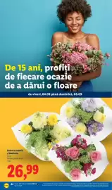 Catalog Lidl săptămâna 36 Pagină 80: Buchet trandafiri și Matthiola €26,99