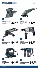 GAMMA folder Pagina 30: Gamma decoupeerzaag €64,49, Gamma multitool mtl-300w €54,99
