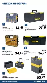 GAMMA folder Pagina 41: Stanley fatmax organizer professioneel diep €34,59, Stanley gereedschapskoffer €27,19