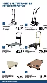 GAMMA folder Pagina 42: Inklapbare plateauwagen €43,99, Handson MDF meubeltransporter €17,99