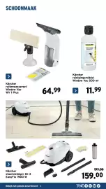 GAMMA folder Pagina 45: Kärcher ruitenwasserset Window Vac WV 1 Plus €64,99, Kärcher reinigingsmiddel Window Vac €11,99