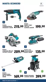 GAMMA folder Pagina 8: Makita heggenschaar €169,00, Makita hakselaar €399,00