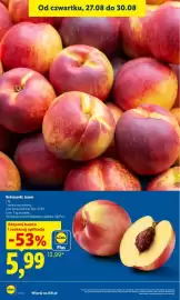 Lidl gazetka Strona 16: Nektarynki, luzem €5,99