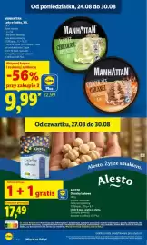 Lidl gazetka Strona 22: Lody w kubku, XXL €9,99, Alesto Orzechy laskowe €17,49