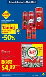 Lidl gazetka Strona 25: Kapsułki do zmywarki Platinum Plus Lemon €54,99, Kosmetyki Old Spice