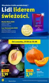 Lidl gazetka Strona 36: Polska dynia Hokkaido, luzem €3,99, Polskie śliwki, luzem €3,99