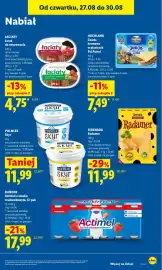 Lidl gazetka Strona 53: Actimel Układ odpornościowy* €17,99, Hochland Gouda kremowa Psi Patrol Junior €7,49