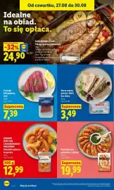 Lidl gazetka Strona 54: Tuńczyk żółtopłetwy, stek €7,39, SEAMOR Krewetki wędzone na gorąco €12,99