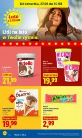 Lidl gazetka Strona 56: Lody Nutella €21,99, NICK'S Lody w kubku €19,99