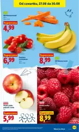 Lidl gazetka Strona 59: Polskie maliny €8,99, BIO Banany, luzem €8,99