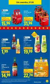 Lidl gazetka Strona 63: Sok 100% Pomarańcza €22,74, Coca-Cola lub Coca-Cola Zero €31,96