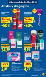 Lidl gazetka Strona 83: REEBOK Woda toaletowa €34,99, Siempre Podpaski klasyczne normal €2,85