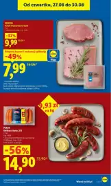 Lidl gazetka Strona 9: Schab wieprzowy bez kości €7,99, PIKOK Kielbasa śląska, XXL €14,90