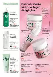 Oriflame reklamblad Sida 101: Opt Optimals Exfoliating Face Scrub €139,00, Opt Optimals Comforting Micellar Water €139,00