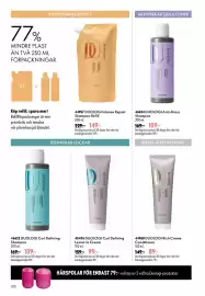 Oriflame reklamblad Sida 126: Duologi curl defining leave-in cream €99,00, Duologi intense repair shampoo refill €149,00