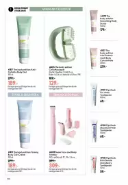 Oriflame reklamblad Sida 130: Beam Face and Body Trimmer €309,00, The body edition Firming Body Gel-Cream €189,00