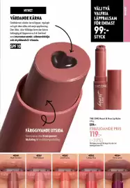 Oriflame reklamblad Sida 59: The one heart & hue lip balm €119,00