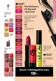 Oriflame reklamblad Sida 79: OnColour Matte Lipstick €109,00, OnColour Oh! Sweet Glossy €99,00