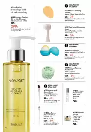 Oriflame reklamblad Sida 94: Moisturiser & Serum Brush €69,00, Novage+ Proceuticals AHA Peel Solution €729,00