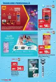 Catalog Carrefour Market Pagină 11: Gillette Venus Miami €19,89, Old Spice Captain €14,19