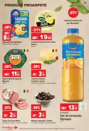 Catalog Carrefour Market Pagină 24: Maestro supă cremă de legume €11,89, Hochland cascaval clasic €8,99