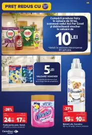 Catalog Carrefour Market Pagină 46: Coccolino balsam rufe €10,99, Vanish pudră pentru pete €17,99
