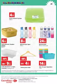 Catalog Carrefour Market Pagină 49: Sunrise Star coșuri depozitare €14,90, Sticlă de apă, Sport €8,99