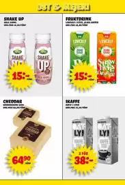 Nelins reklamblad vecka 35 Sida 5: Arla shake up €15,00, Nile lowcaly fruit drink €15,00