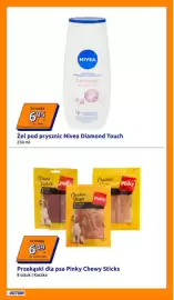 Action gazetka tydzień 35 Strona 15: Przekąski dla psa Pinky Chewy Sticks €6,49, Żel pod prysznic Nivea Diamond Touch €6,95