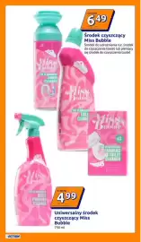 Action gazetka tydzień 35 Strona 19: Uniwersalny środek czyszczący Miss Bubble €4,99, Środek czyszczący Miss Bubble €6,49