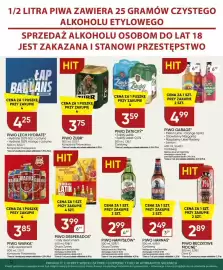Chata Polska gazetka Strona 12: Piwo bezalkoholowe Lech Hydrate liczi i cytryna €4,25, Piwo Harnaś €2,49