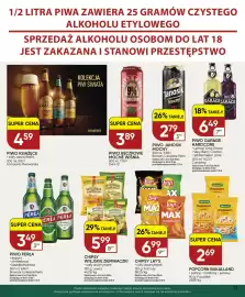 Chata Polska gazetka Strona 13: Piwo Książęce Miodowy Lager €4,59, Piwo Beczkowe Mocne Wiśnia €3,89