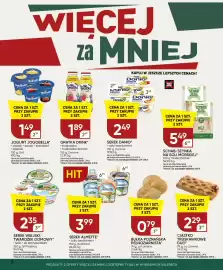 Chata Polska gazetka Strona 8: Serek homogenizowany Danio o smaku waniliowym €2,49, Serek wiejski lekki Piątnica €2,35
