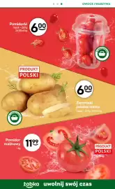 Żabka gazetka Strona 8: Ziemniaki jadalne siatka €6,00, Pomidorki €6,00