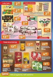 Gama gazetka Strona 6: Lody familijne Bracia Koral €19,99, Herbata Herbapol exp Herbacyjny Ogród €4,69