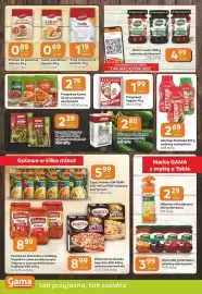 Gama gazetka Strona 8: Ketchup Podravka €2,69, Dżem MW Gama €3,99