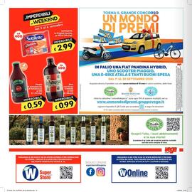 Volantino SuperW Pagina 16: Passata di pomodoro bio LA RUSSOLILLO €0,59, Birra non filtrata Ichnusa €0,99