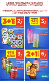 Dealz gazetka tydzień 35 Strona 29: Piwo bezalkoholowe Łomza €2,25, Koktajl bezalkoholowy Cosmo €3,50