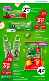 Żabka gazetka Strona 10: Lody Palionek kiwi €4,99, Lody Palionek Sorbet Jabłkowy €2,99