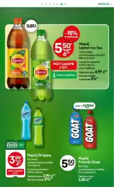 Żabka gazetka Strona 18: Napój Grappa Ice, Green €3,99, Napój Lipton Ice Tea €5,50