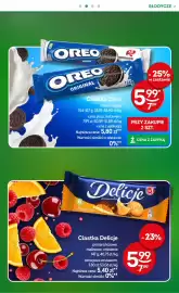 Żabka gazetka Strona 25: Ciastka Oreo €5,99, Ciastka Delicje €5,99