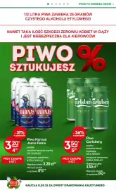 Żabka gazetka Strona 39: Piwo Harnas Jasne Pełne €3,20, Piwo Carlsberg €3,50