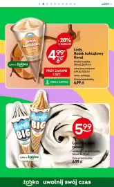 Żabka gazetka Strona 47: Lody Big Milk rożek €5,99, Lody Rożek koktajlowy Koral €4,99