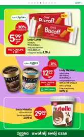 Żabka gazetka Strona 50: Lody Lotus na patyku €5,99, Lody Grycan Czekoladowe €12,99