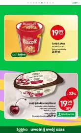 Żabka gazetka Strona 51: Lody Lotus Biscoff €19,99, Lody jak dawniej Koral śmietanka-wiśnia €19,99