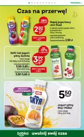 Żabka gazetka Strona 70: Jogurt pitny Skyr Müller €5,50, Kefir lub jogurt pitny Activia €3,99
