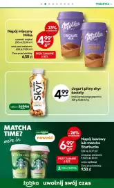 Żabka gazetka Strona 71: Jogurt pitny skyr Łaciaty €4,99, Napój mleczny Milka €4,99