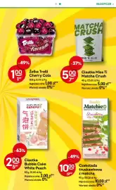 Żabka gazetka Strona 81: Ciastka Miss Ti Matcha Crush €5,00, Matchico Czekolada truskawkowa z matchą €10,00